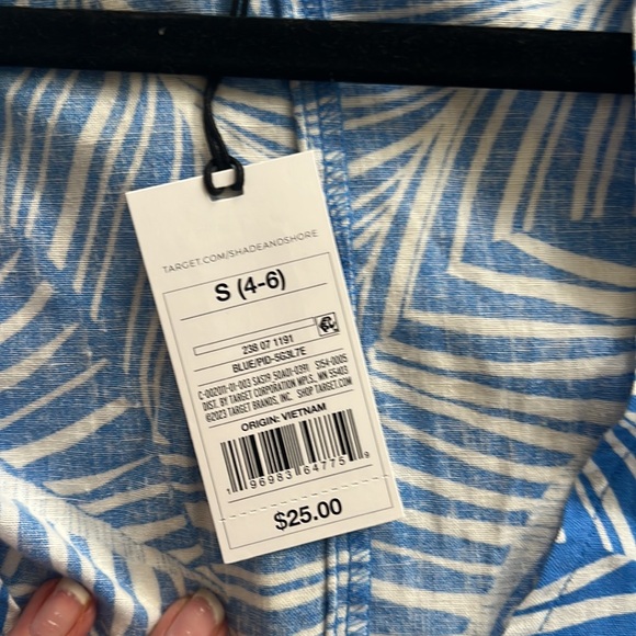 Summer Tie Front Crop Top - Picture 4 of 4